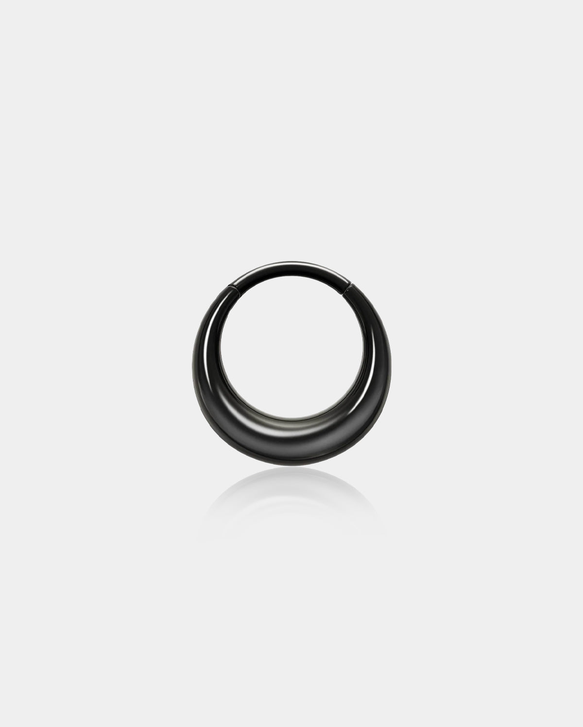 black thick septum ring