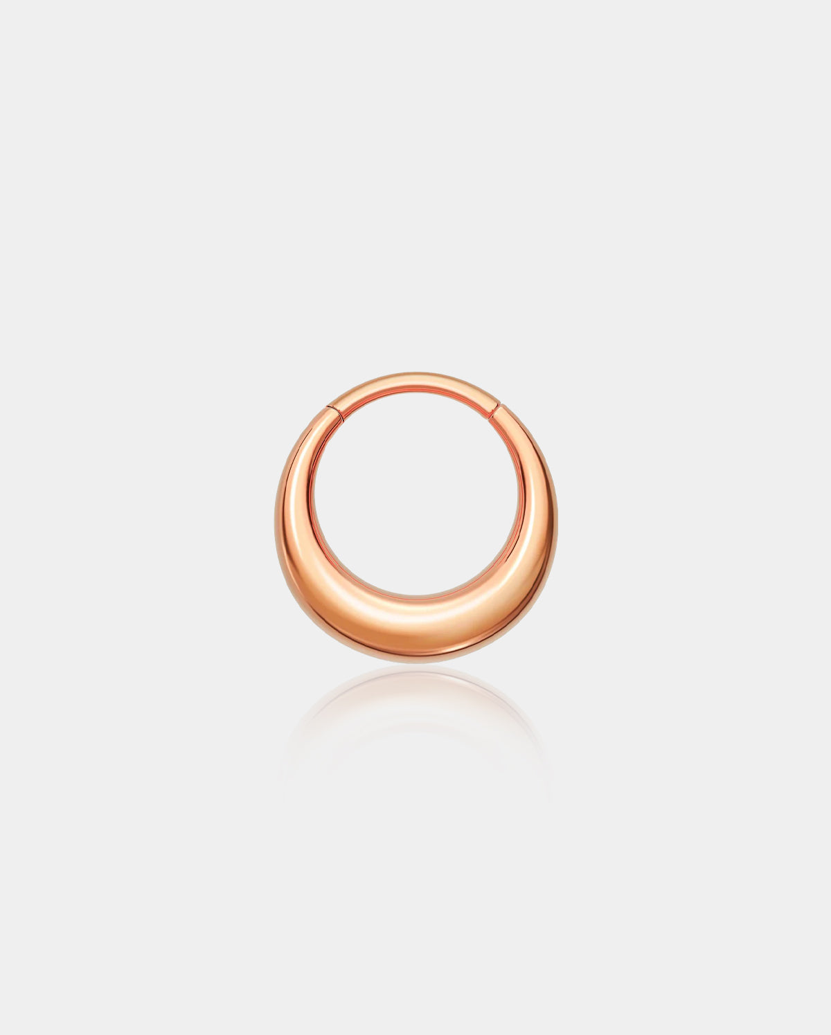 rose gold thick septum ring