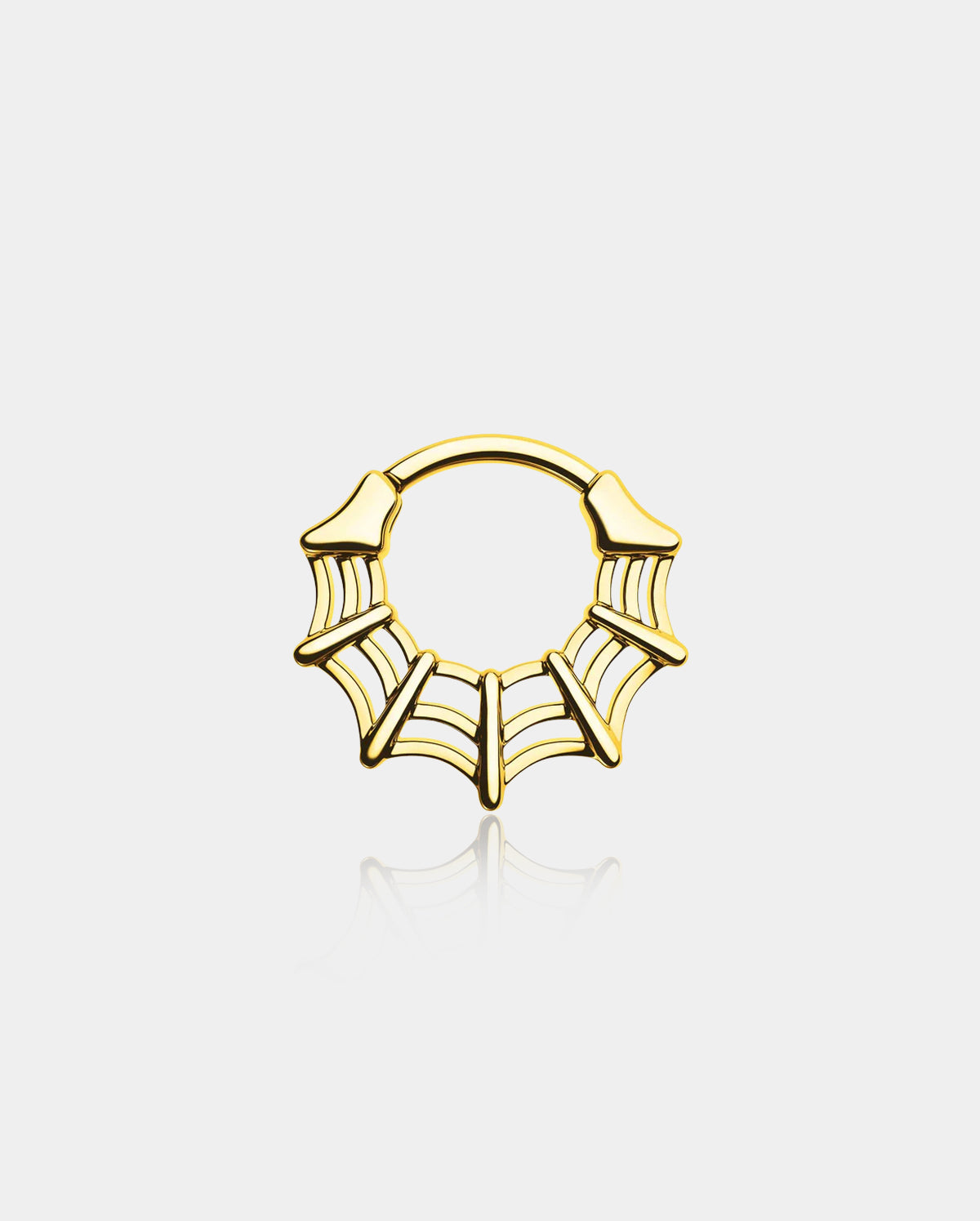 Spider Web Segment Septum Ring