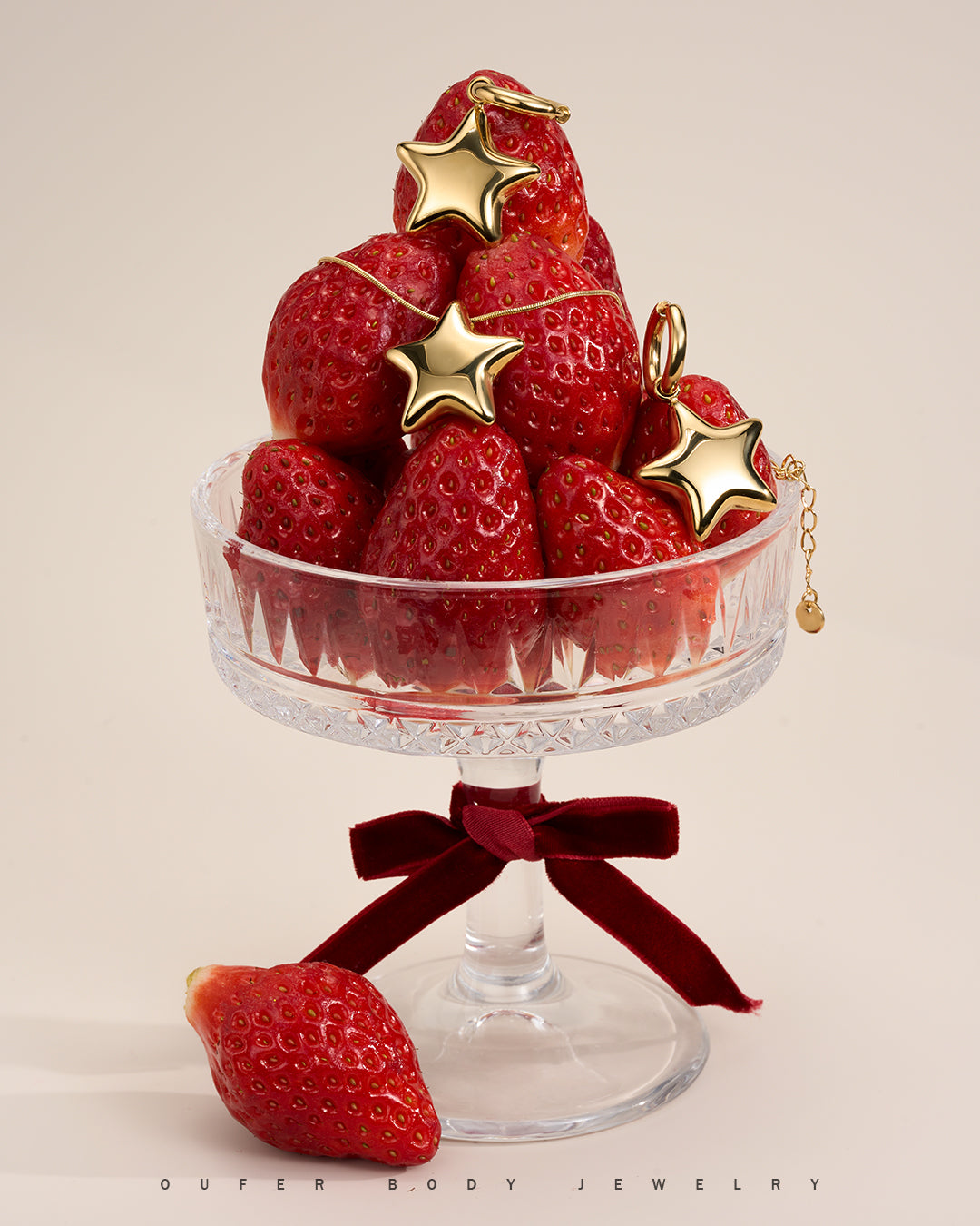 Bubble Star Water Safe Stainless Steel Hoop Earrings