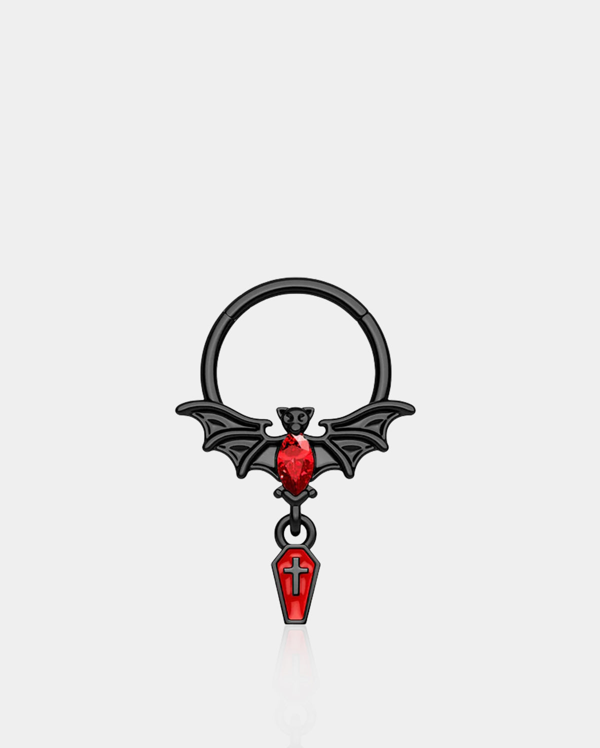 Bat Dangle Coffin Daith Septum Ring