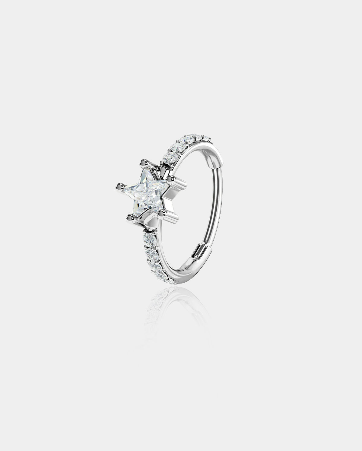 Star CZ Nose Ring