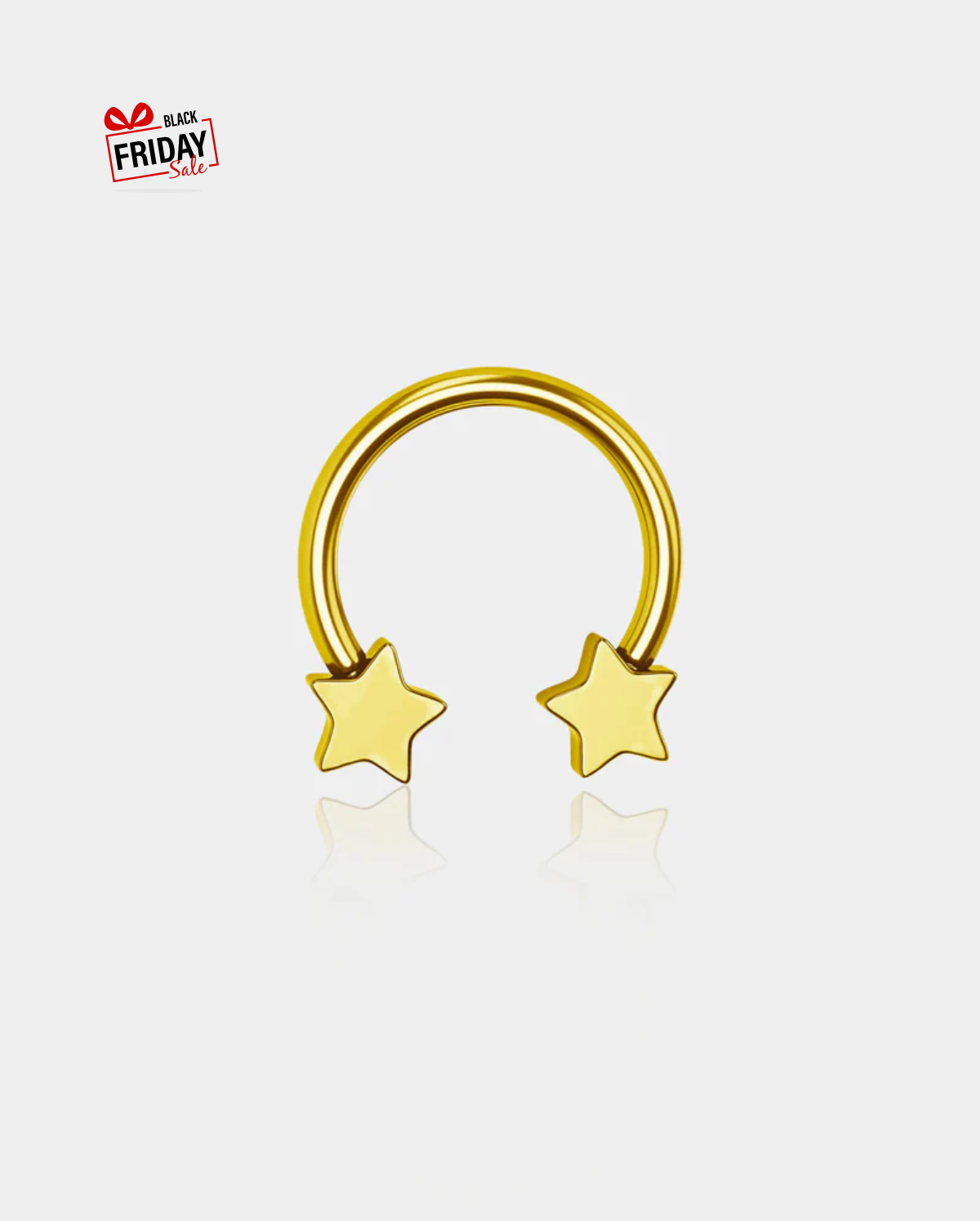Star Shaped Horseshoe Ring