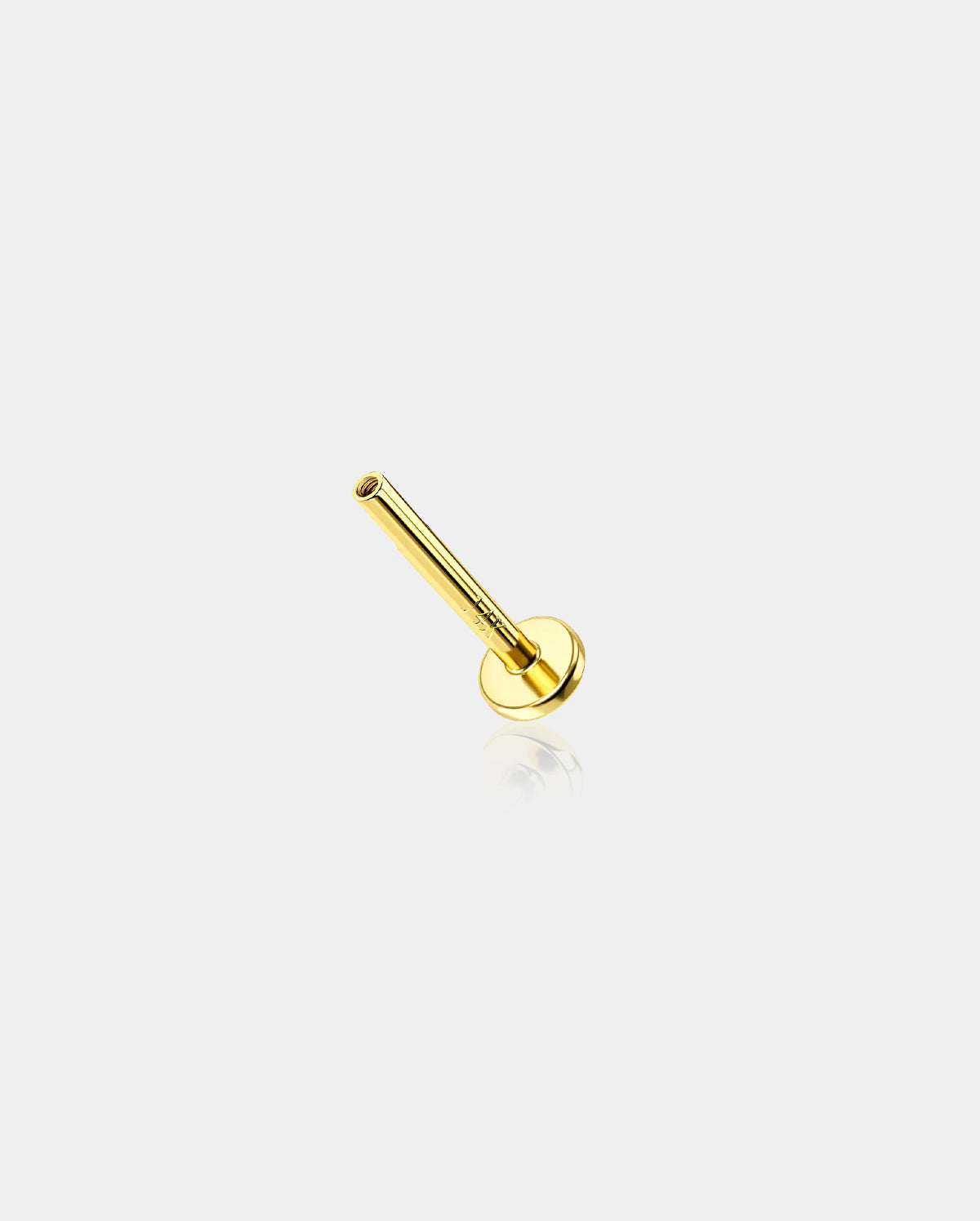 14K Gold Internally Threaded Replacement Post