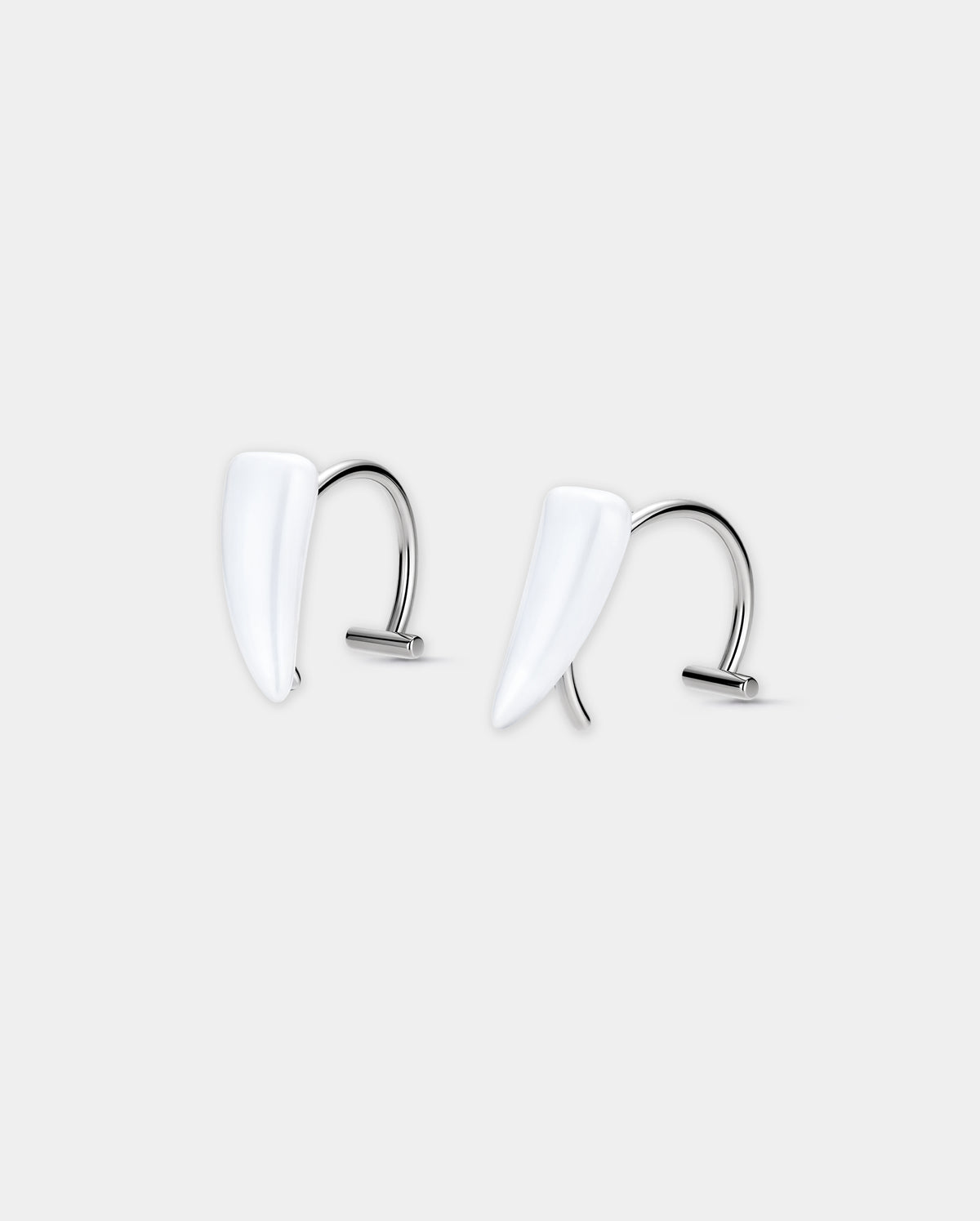 OUFER 2PCS Vampire Fang Fake Lip Studs