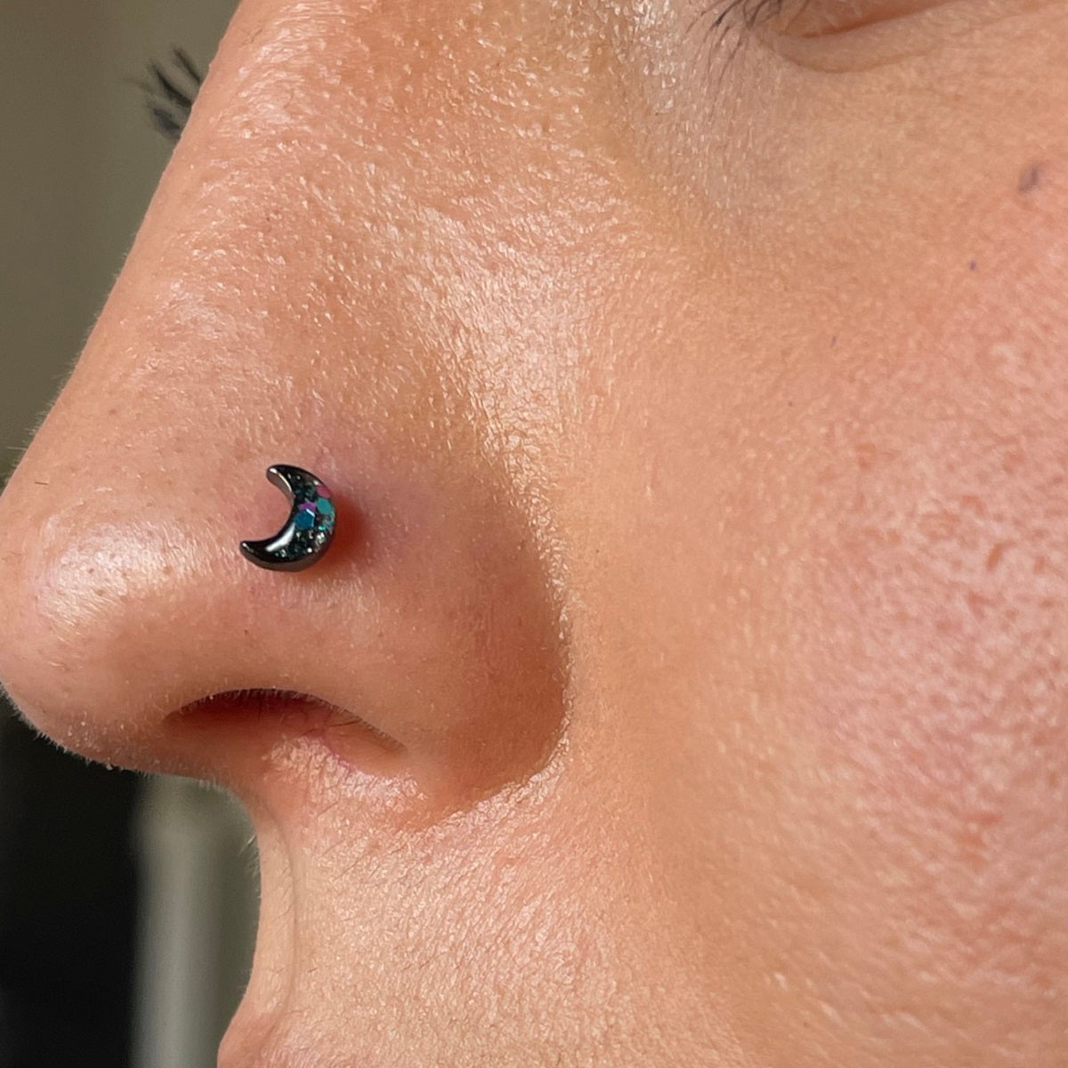 3PCS Spider and Bat Halloween Nose Stud Set