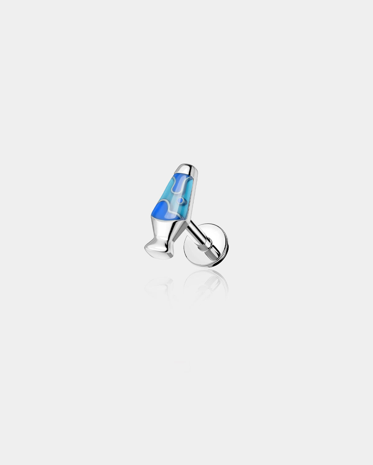 blue lamp cartilage stud