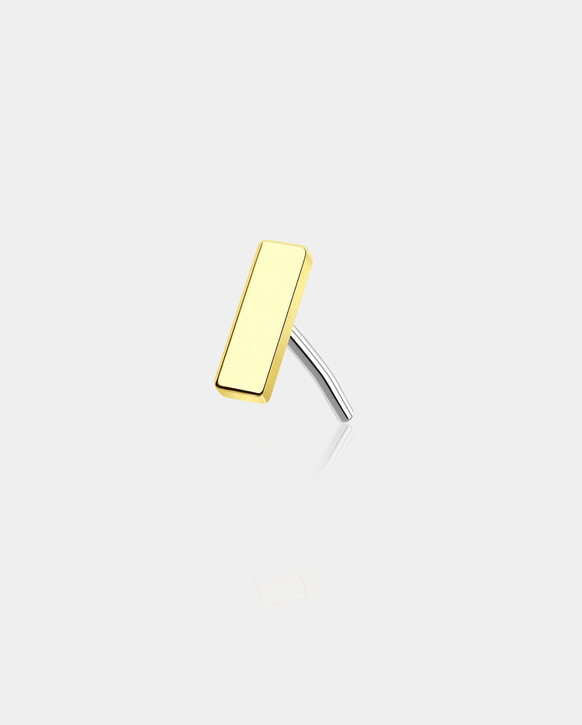 14k gold cartilage piercing bar