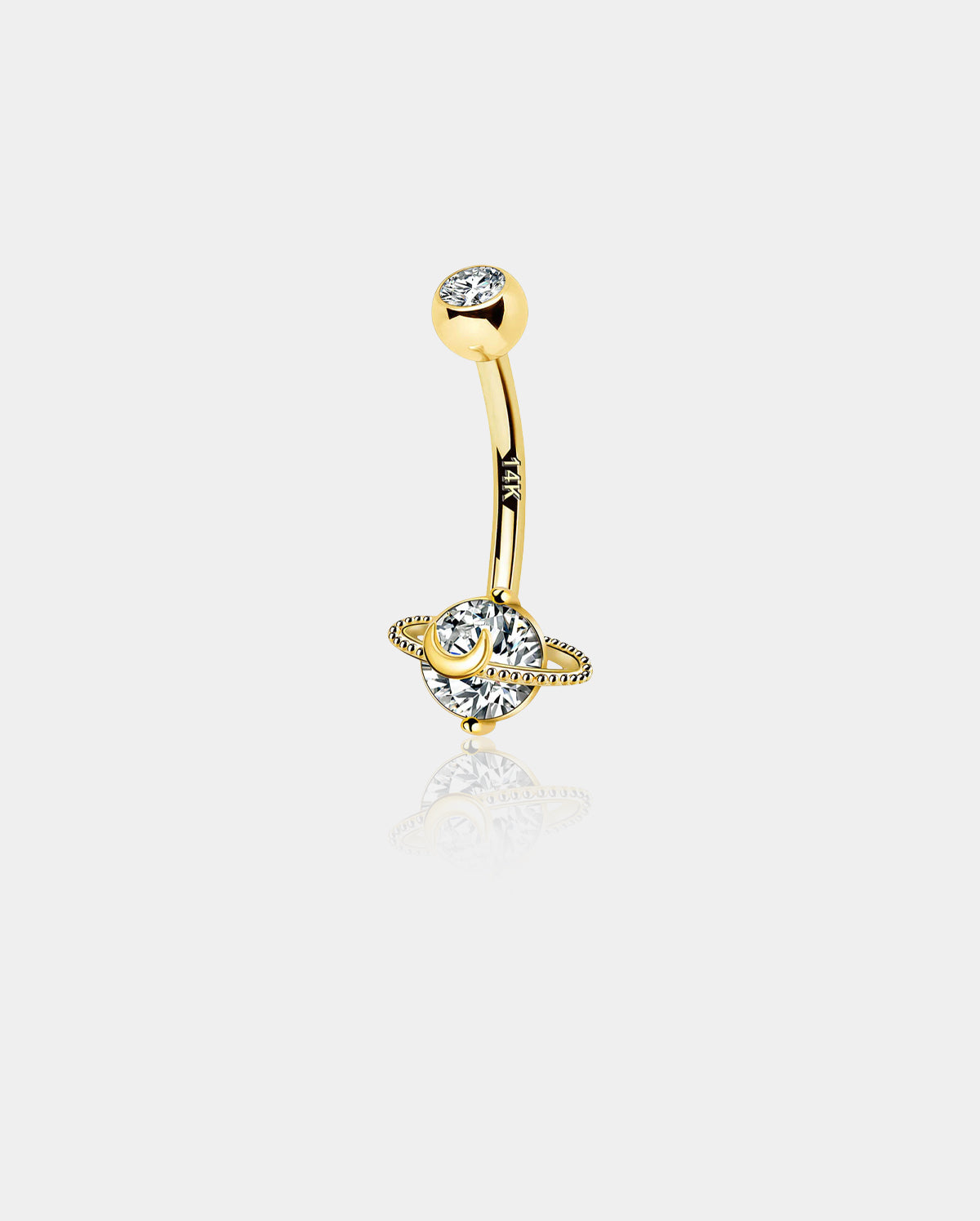 gold belly button rings