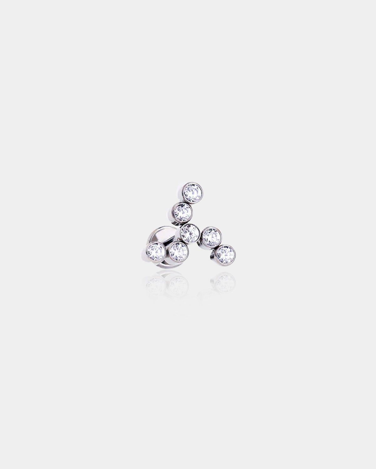 Titanium Piercing Shine Snake | Labret/helix/tragus - Juwelier It's Beautiful Ommen