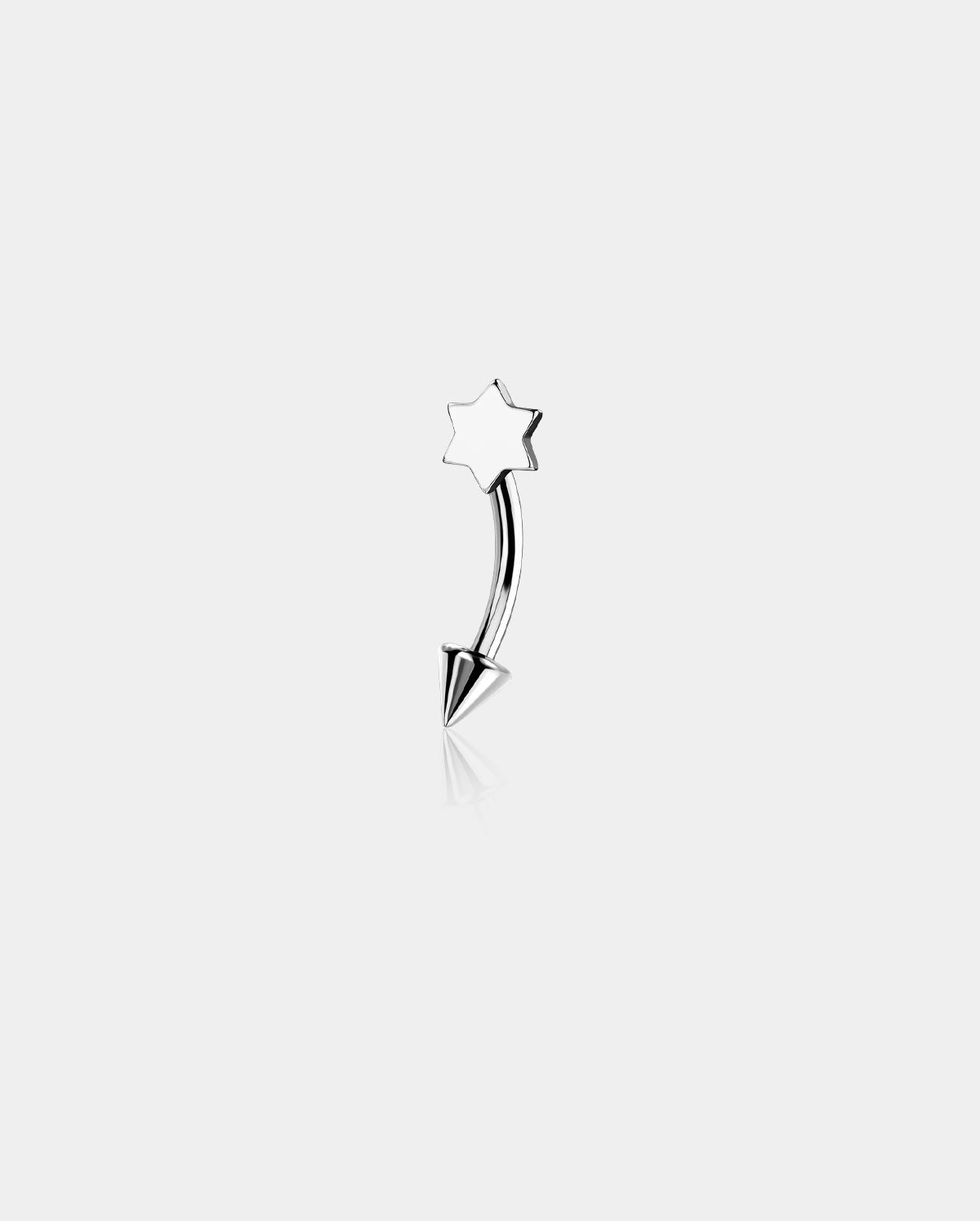 oufer hexagram eyebrow ring