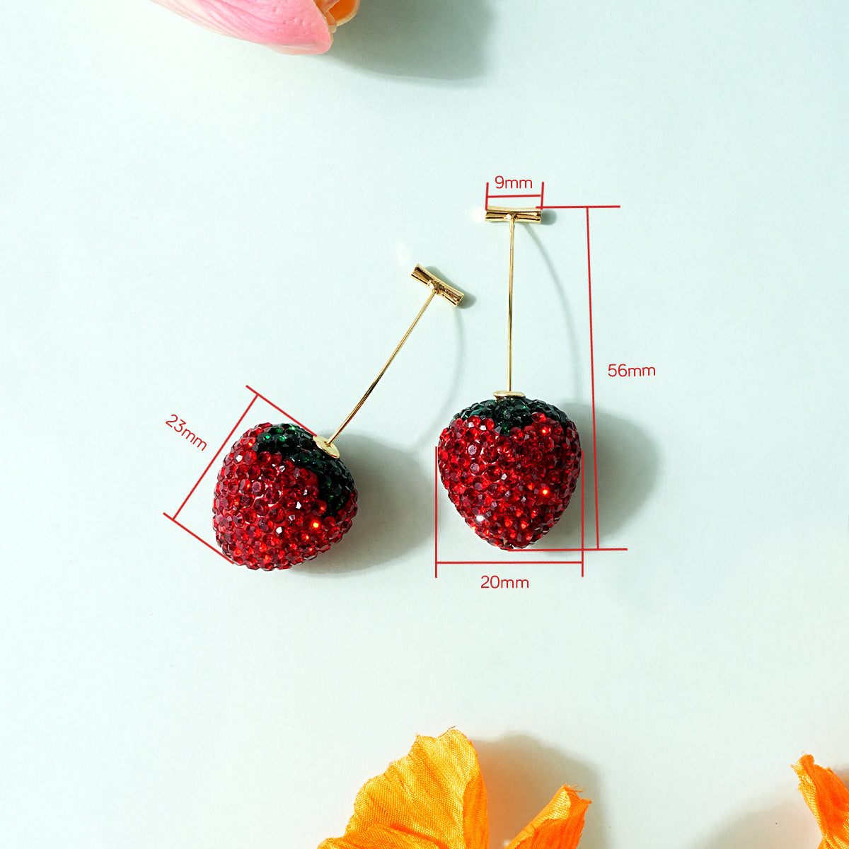 56mm Strawberry earring