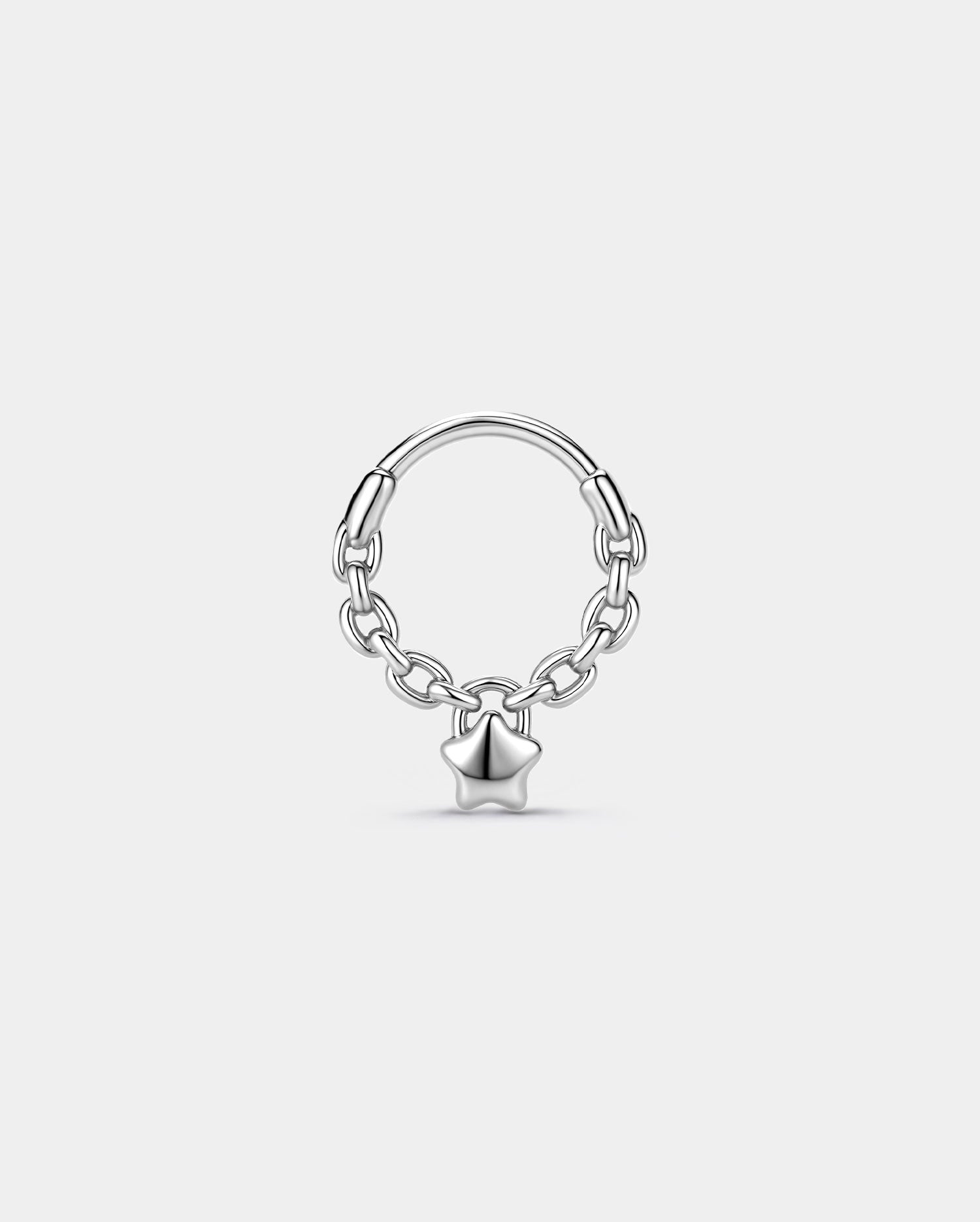steel star lock septum ring