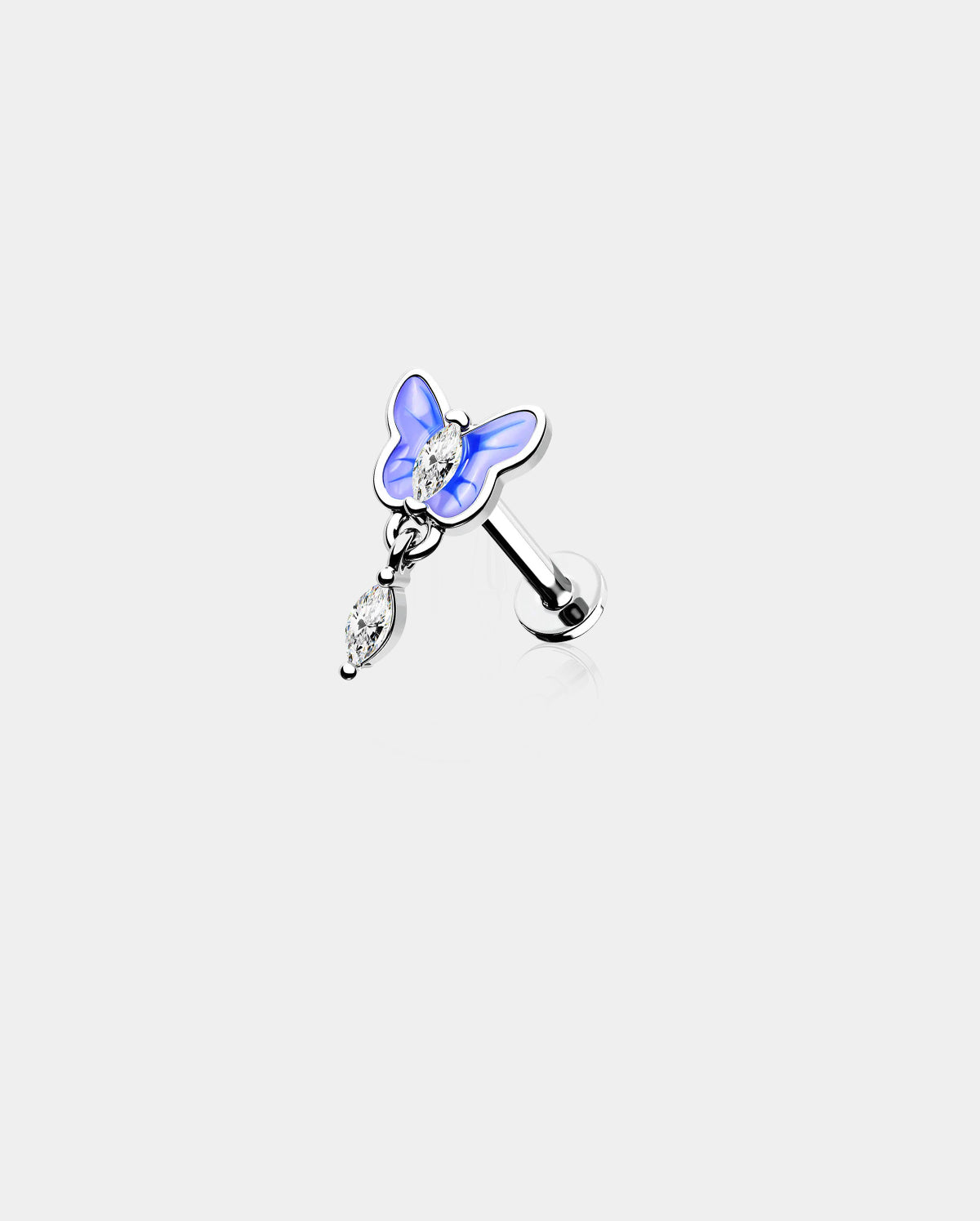 butterfly cartilage earring