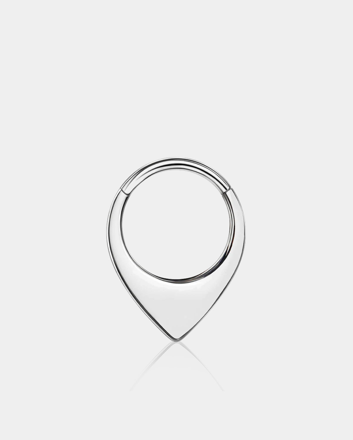 Thick V Shaped Waterdrop Daith Septum Ring