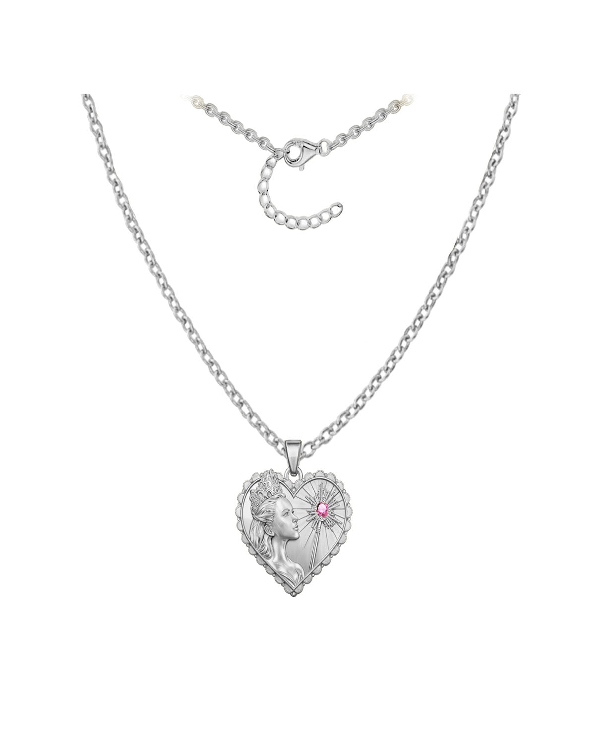 WICKED X OUFER Glinda Portrait Heart Necklace