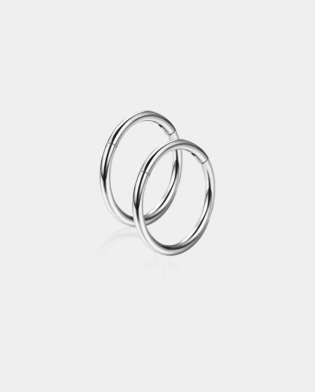 16G Segmento con bisagras Anillo de nariz de aro clásico Pendientes de cartílago