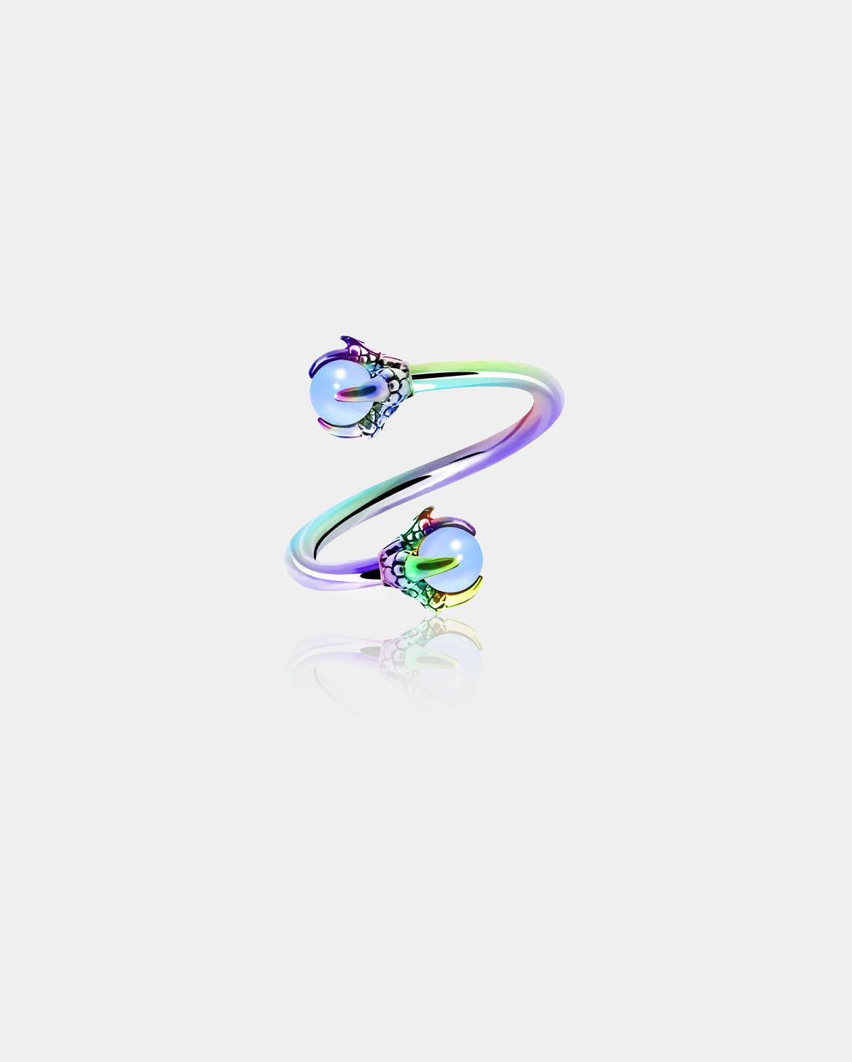 dragon helix earring - OUFER BODY JEWELRY