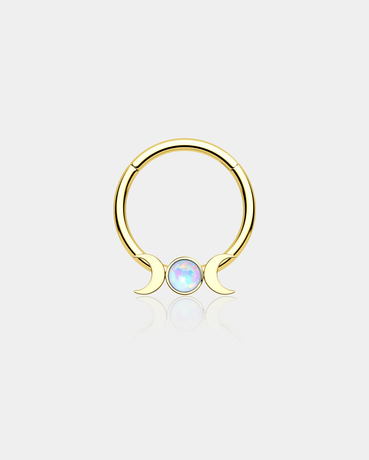 Hinged Moon Segment Septum Ring