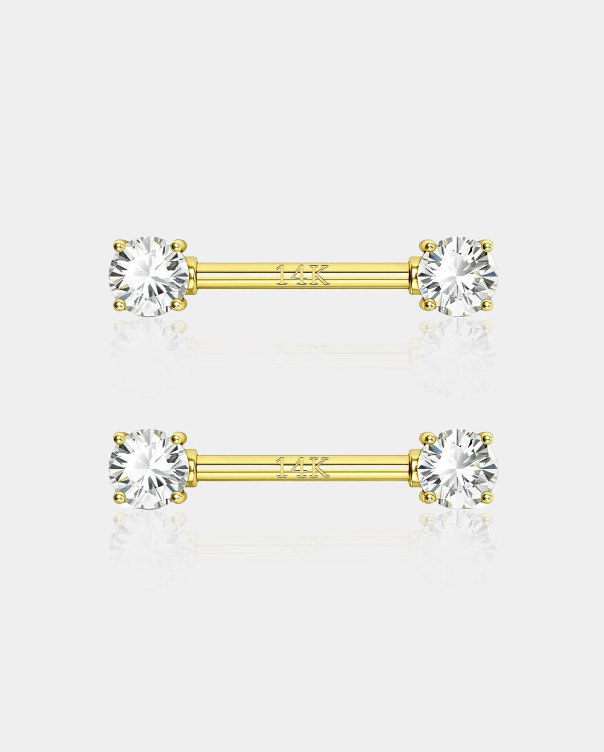 gold nipple barbell