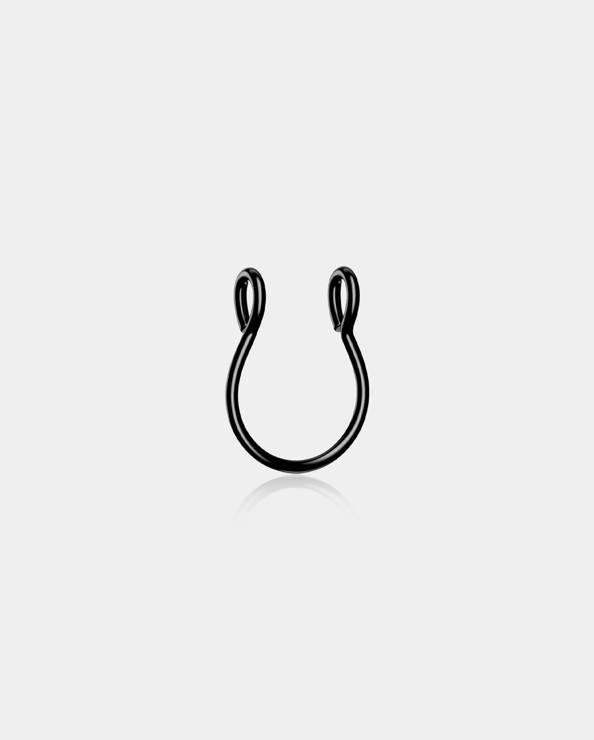 Faux Adjustable Clip On Septum Ring