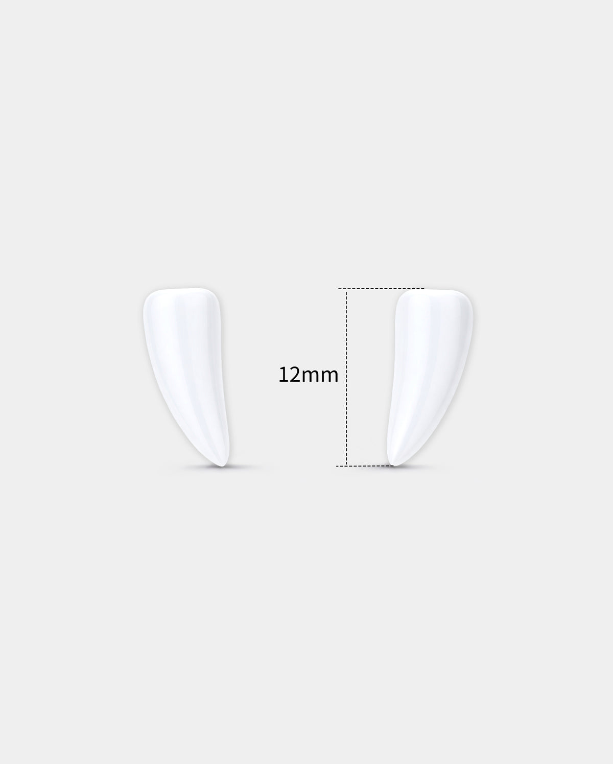OUFER 2PCS Vampire Fang Fake Lip Studs