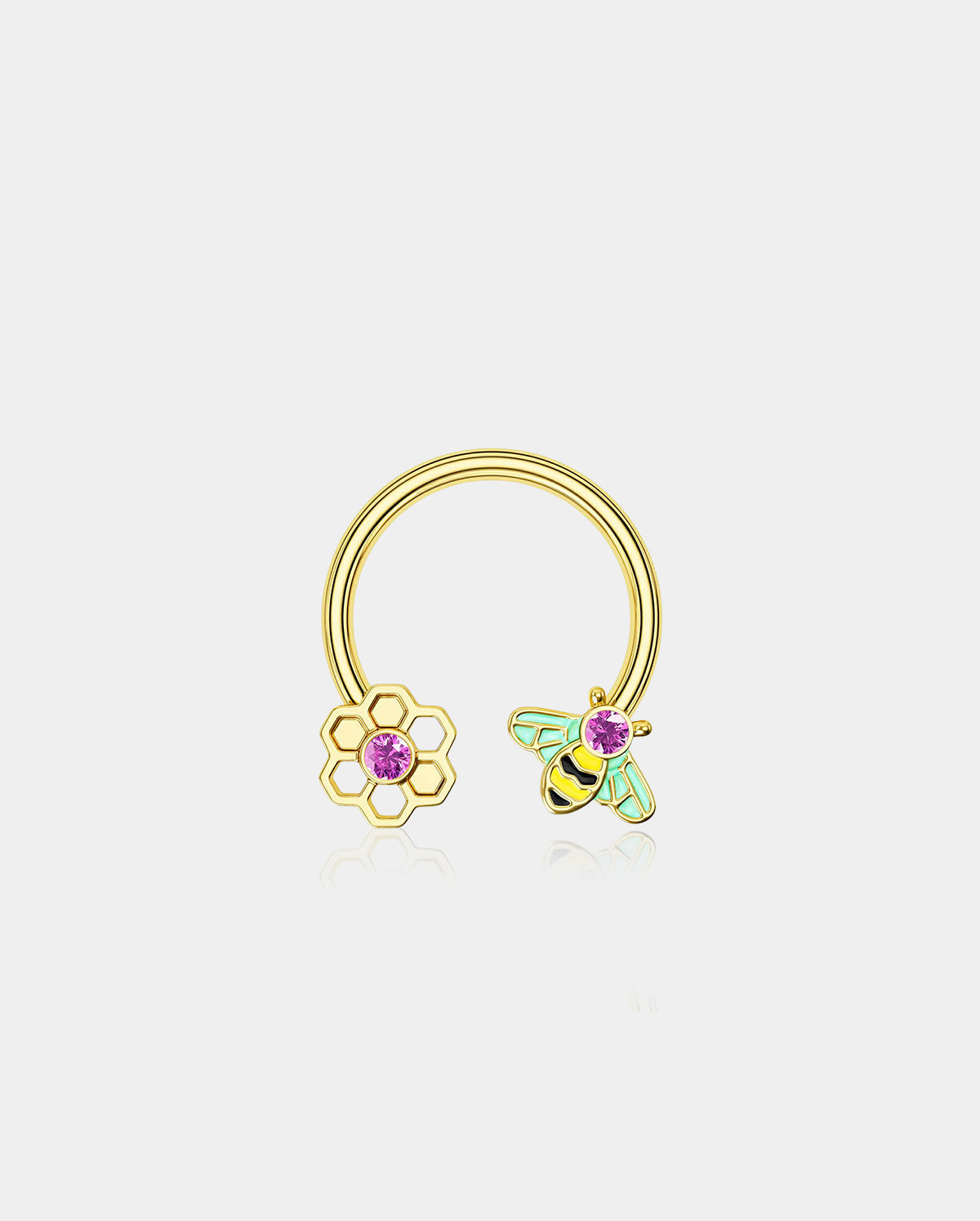 septum jewelry horseshoe oufer body jewelry