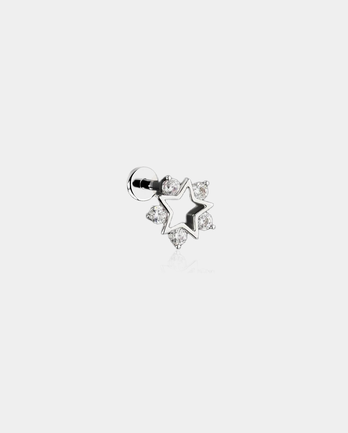 star helix earring