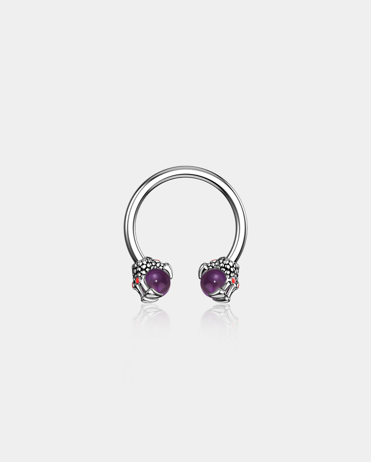 Stone Dragon Claw Septum Daith Ring