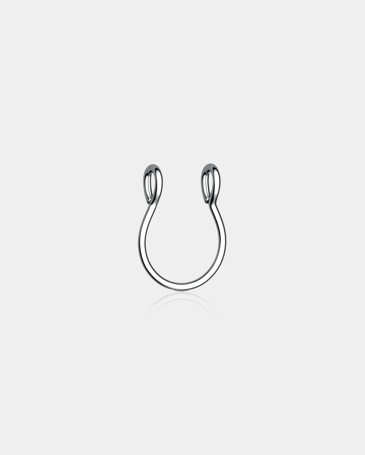 Faux Adjustable Clip On Septum Ring
