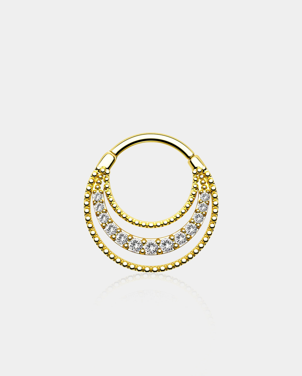 Palace Style Septum Ring Daith Ring