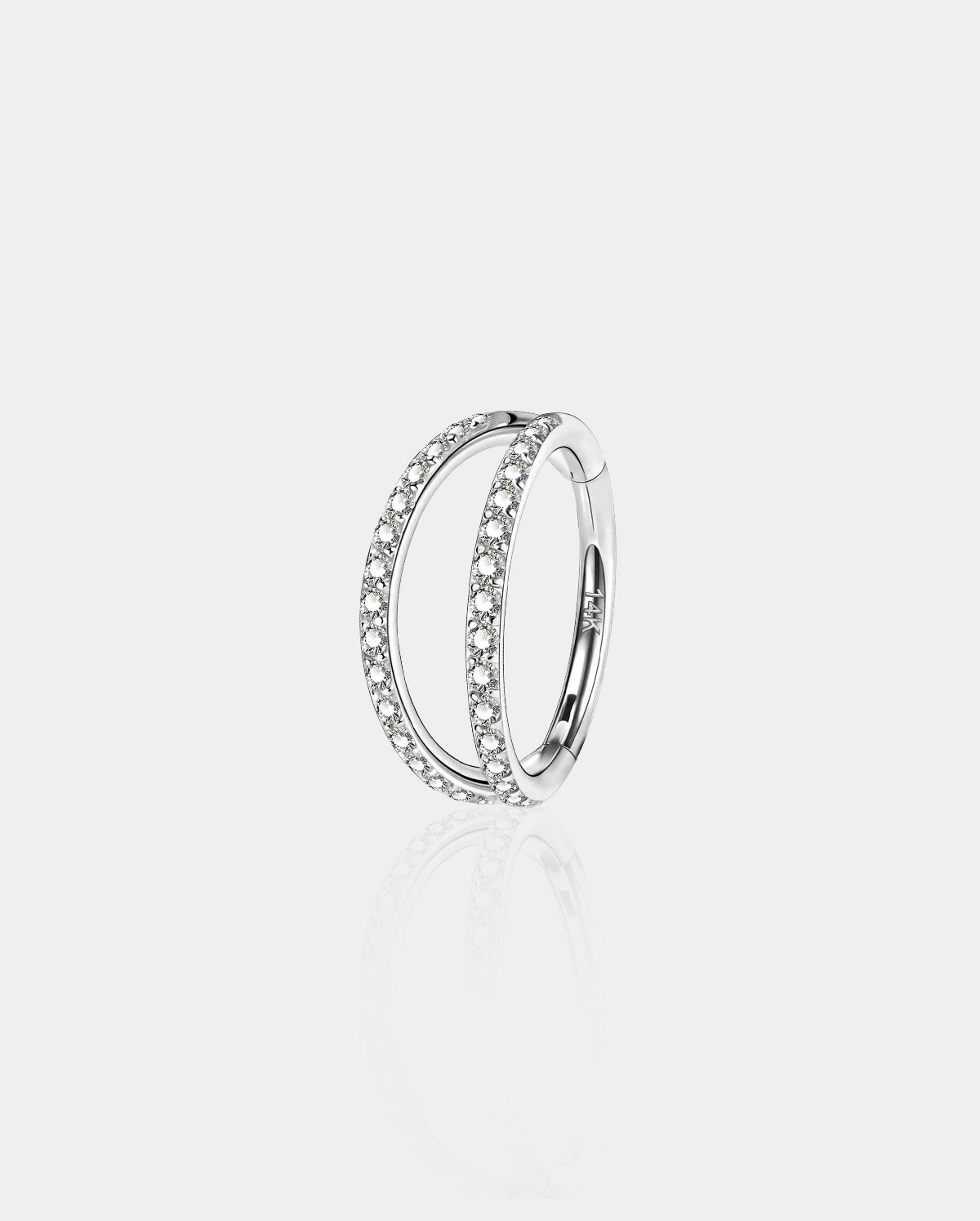 double helix earring