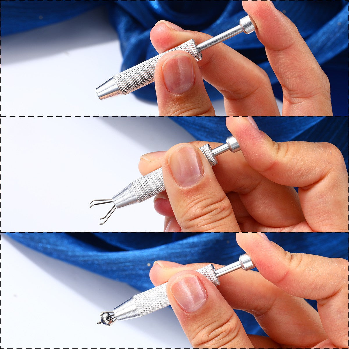 2PCS Push-in Syringe Style Grabber Tool