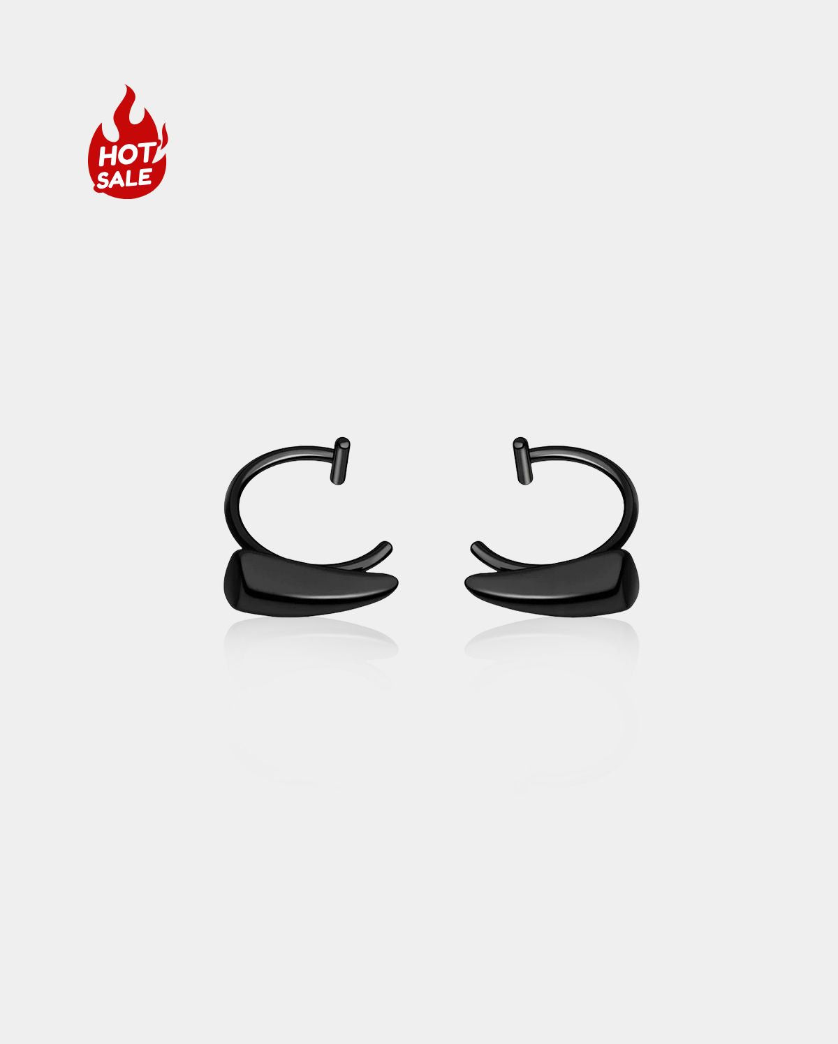 2PCS 316L Stainless Steel Fake Lip Ring