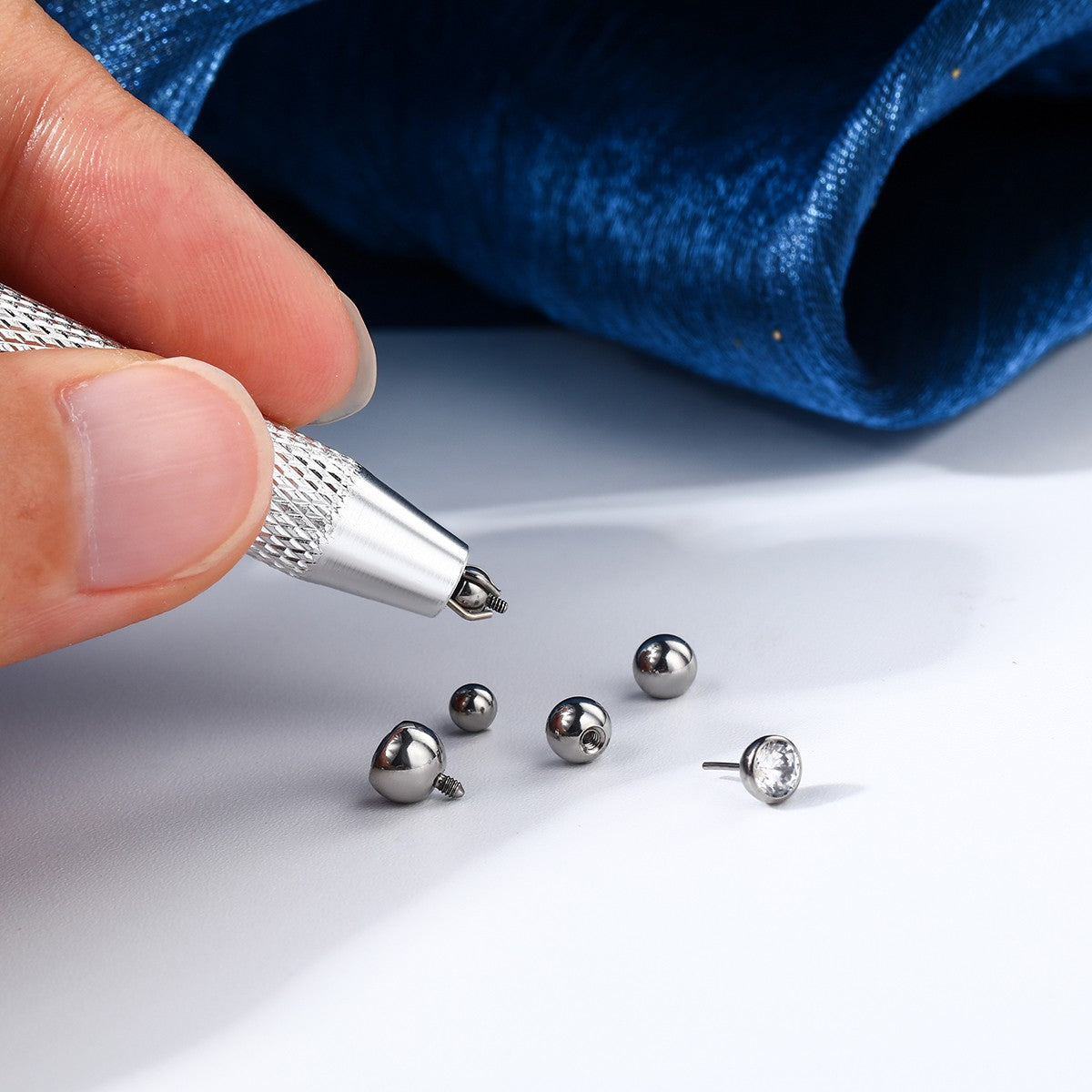 6PCS Body Jewelry Changer Kit