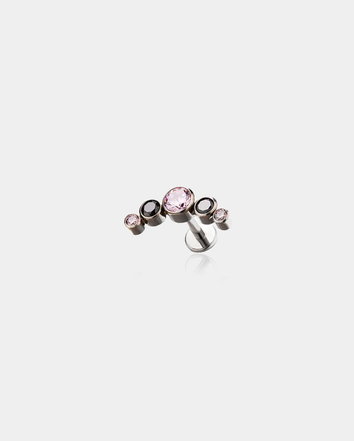 pink helix climber earring