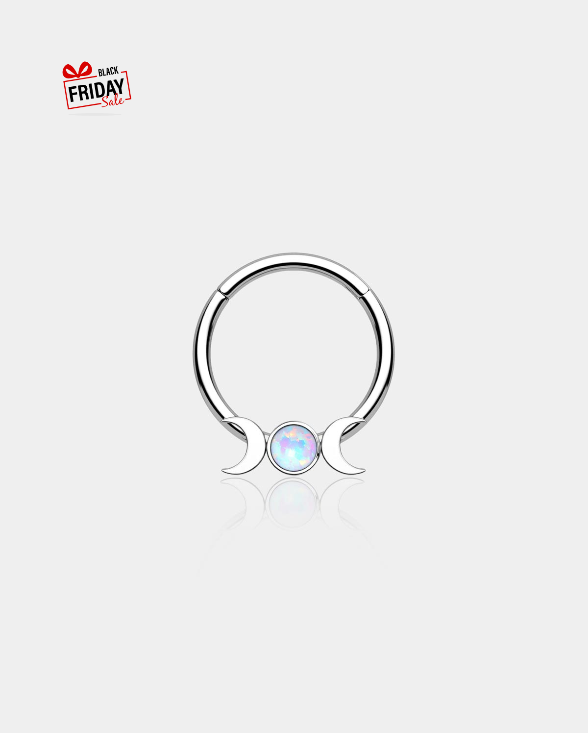 Hinged Moon Segment Septum Ring