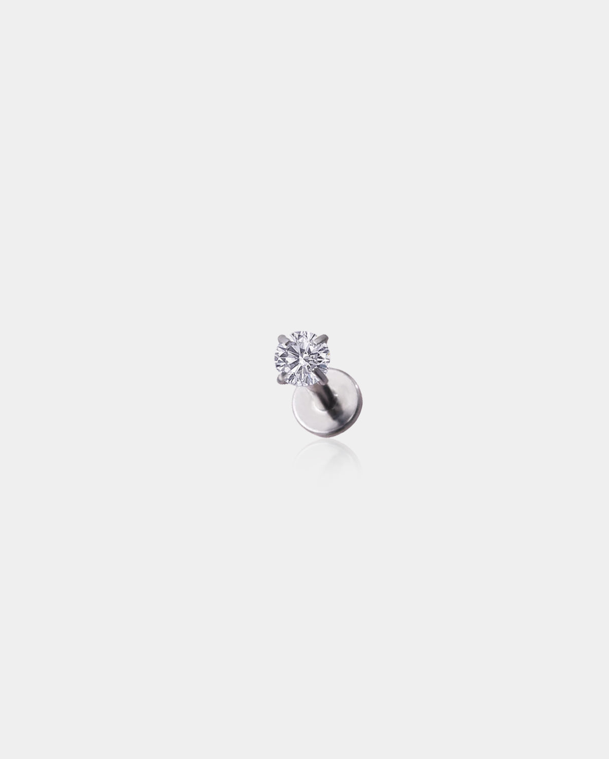 Sparkling CZ-Set Titanium Cartilage Stud