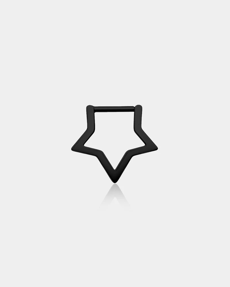 Star Clicker Septum Ring