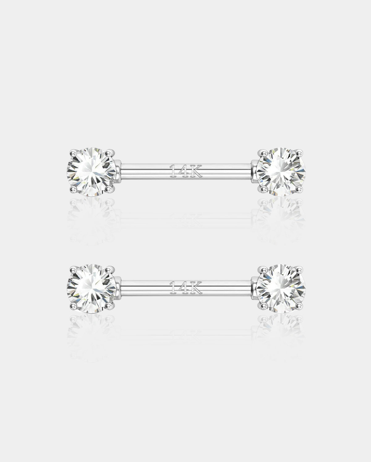 real gold nipple rings oufer body jewelry