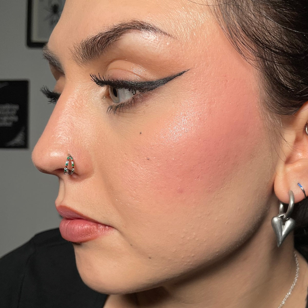 20G Christmas Combo Double Hoop Segment Nose Ring