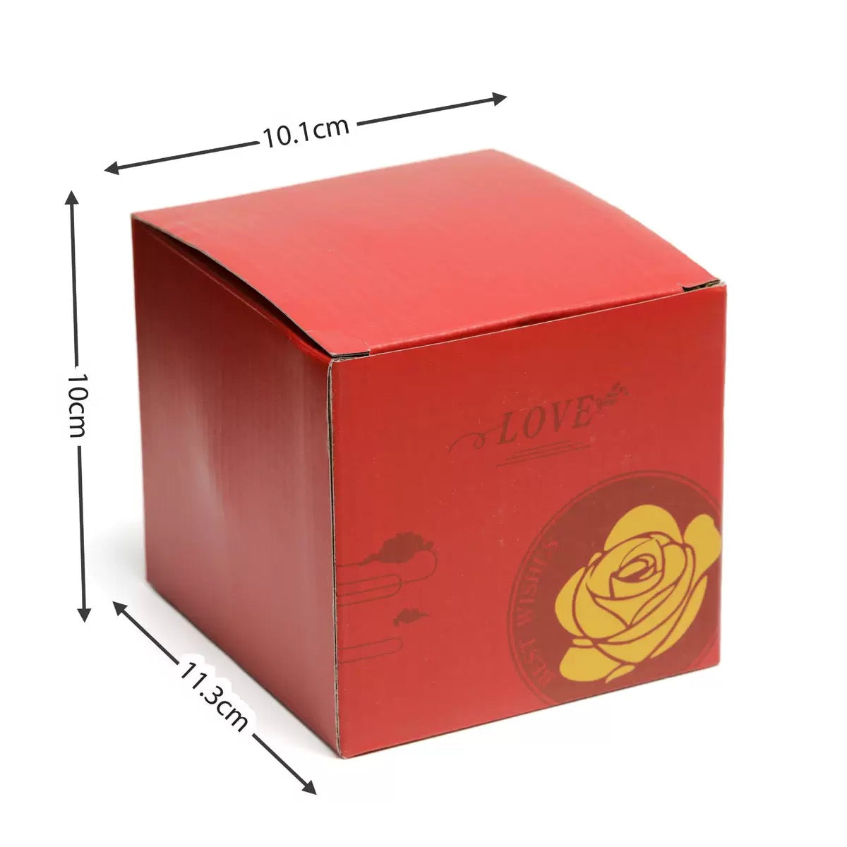 Luxury Rose Flower Jewelry Gift Case