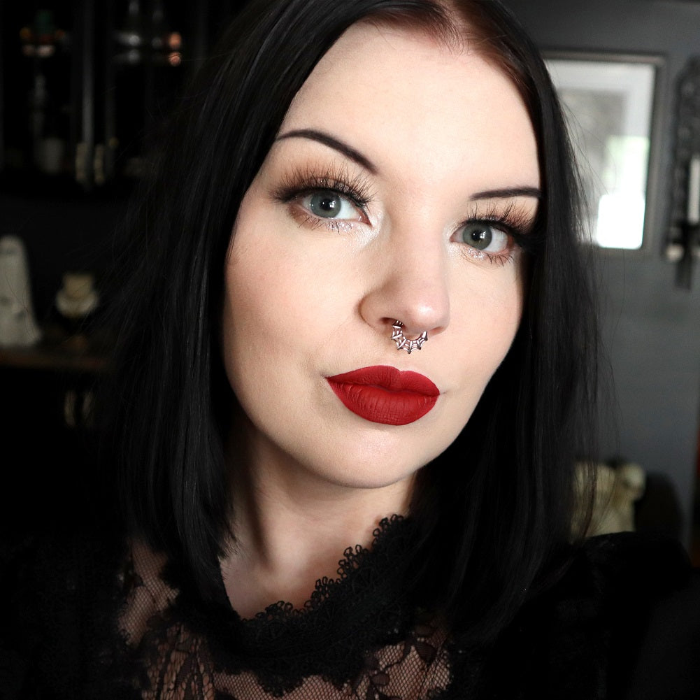 Spider Web Segment Septum Ring