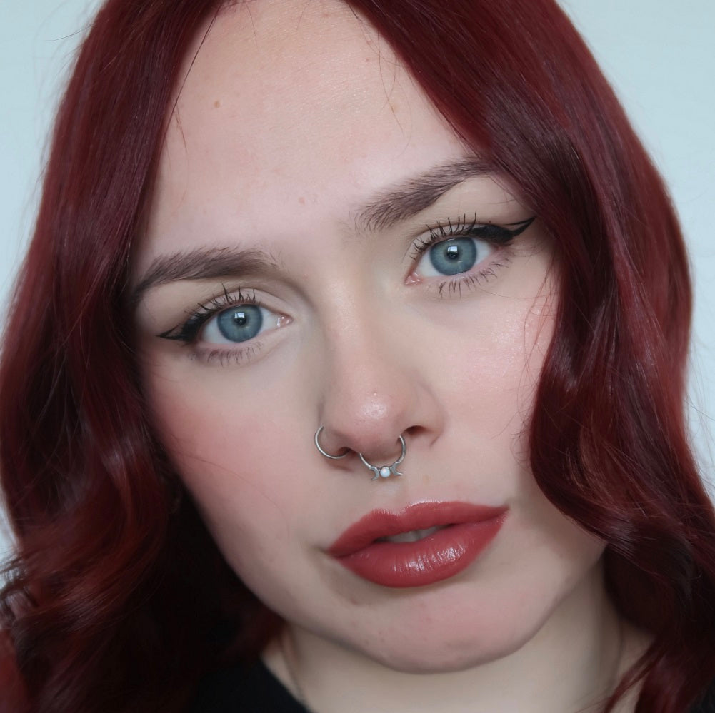 Hinged Moon Segment Septum Ring