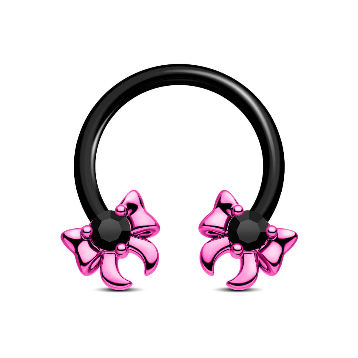 pink bow septum ring
