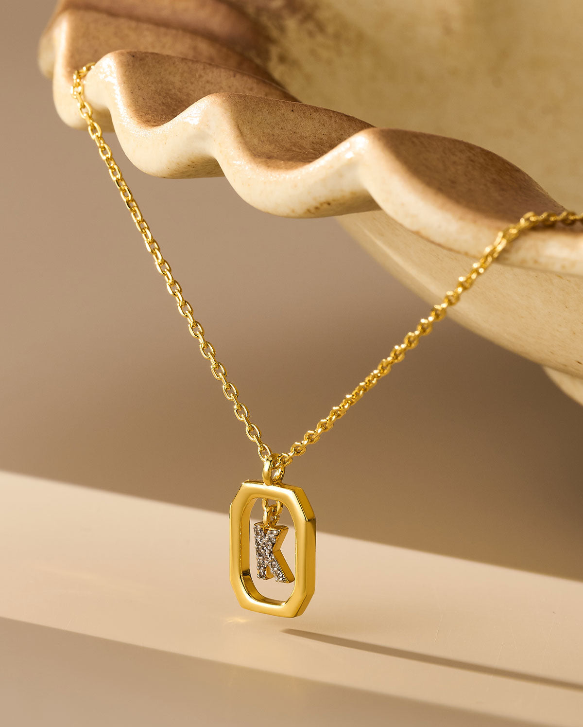 letter k necklace