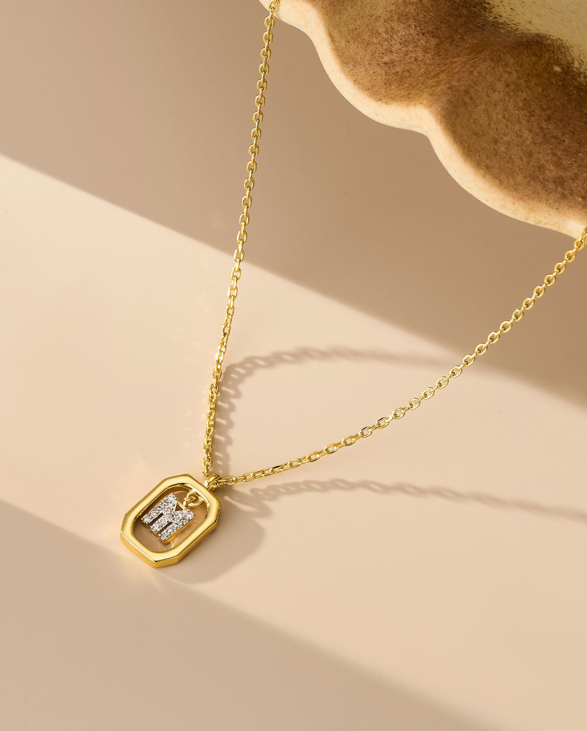 letter m necklace
