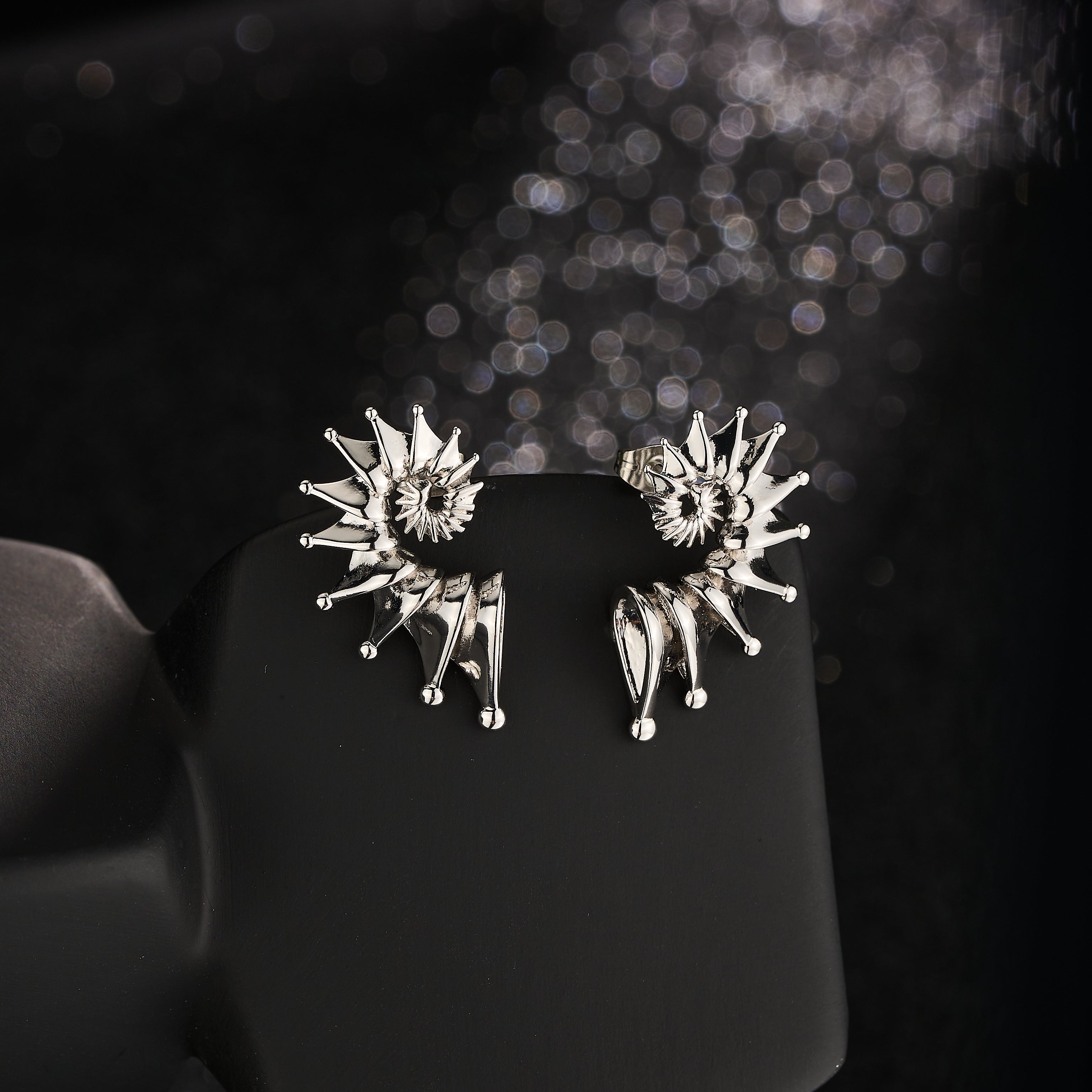 Spiral Shell Stud Earrings