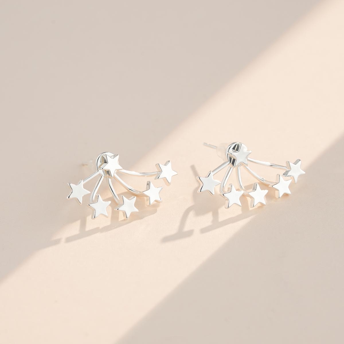 oufer star earring stud