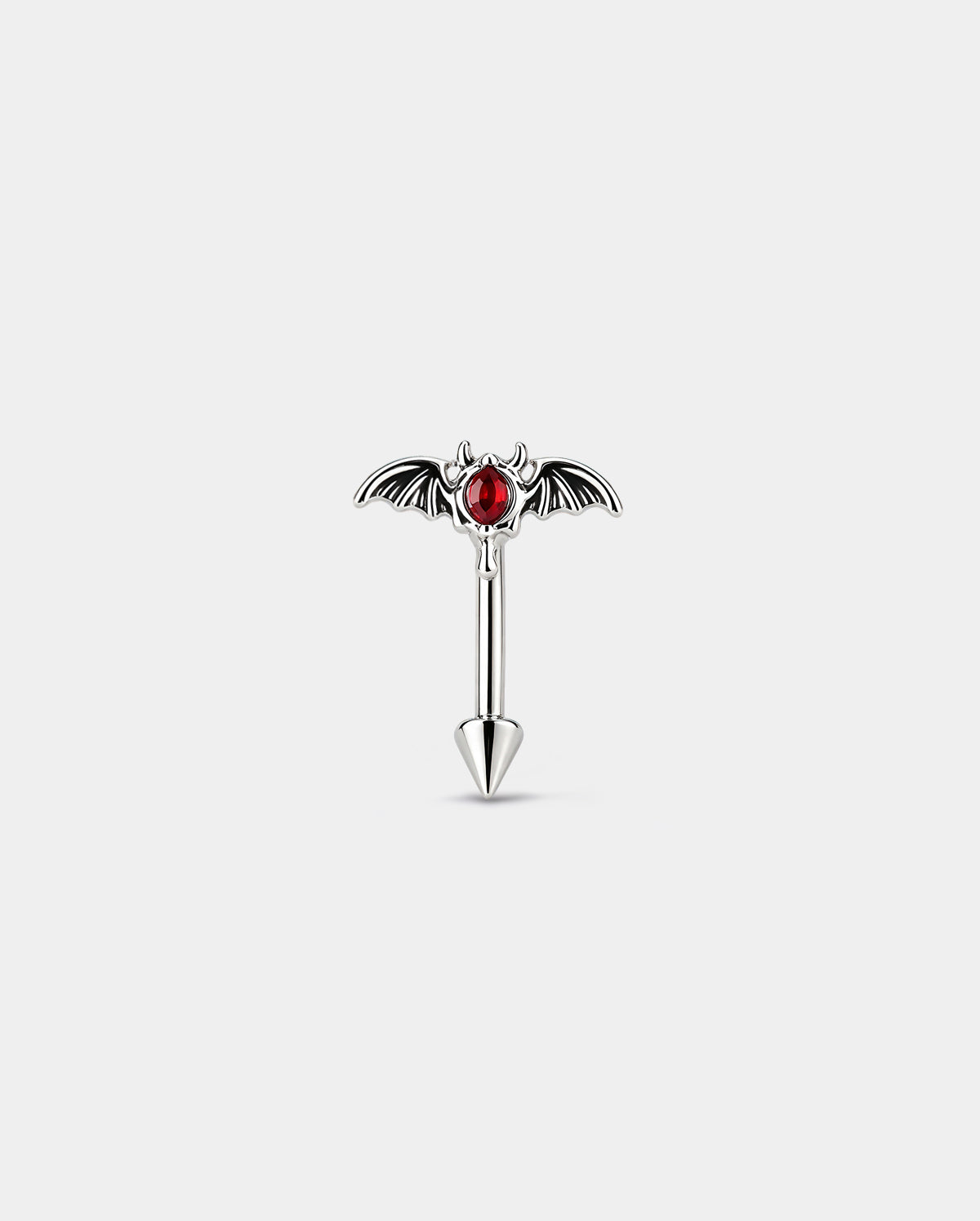 oufer bat wing eyebrow ring